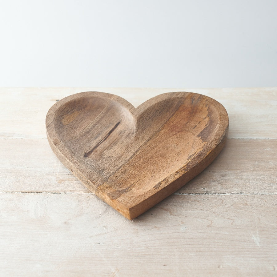 Natural Wooden Heart, 25cm - Rustic Country Home Decor