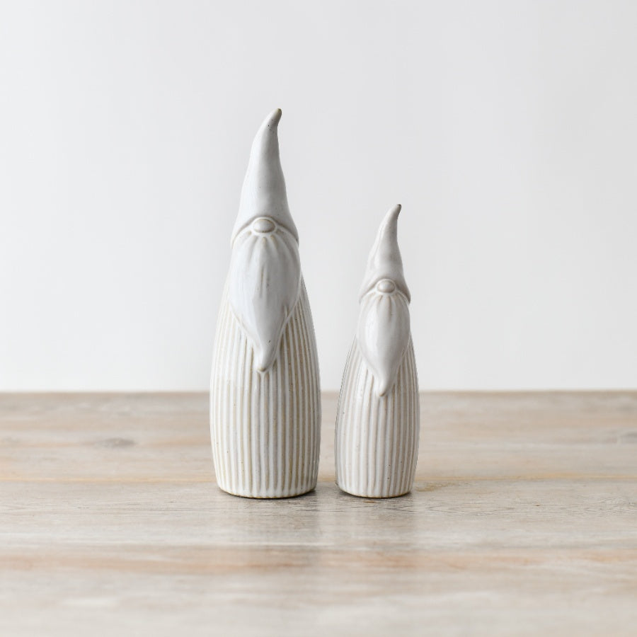 Reactive Glaze Tall Gonk 15cm Ceramic Holiday Ornament