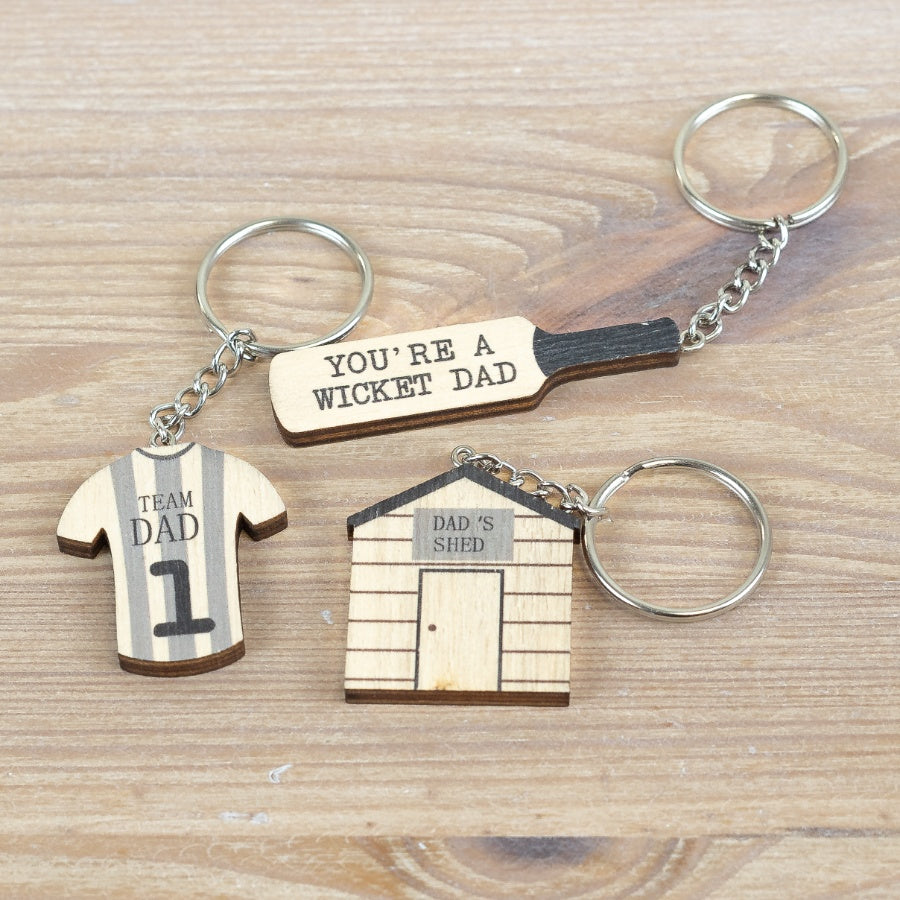 Youre a Wicked Dad Keyring 6cm – Funny Fathers Day Gift Rustic Dad Keepsake Novelty Keychain