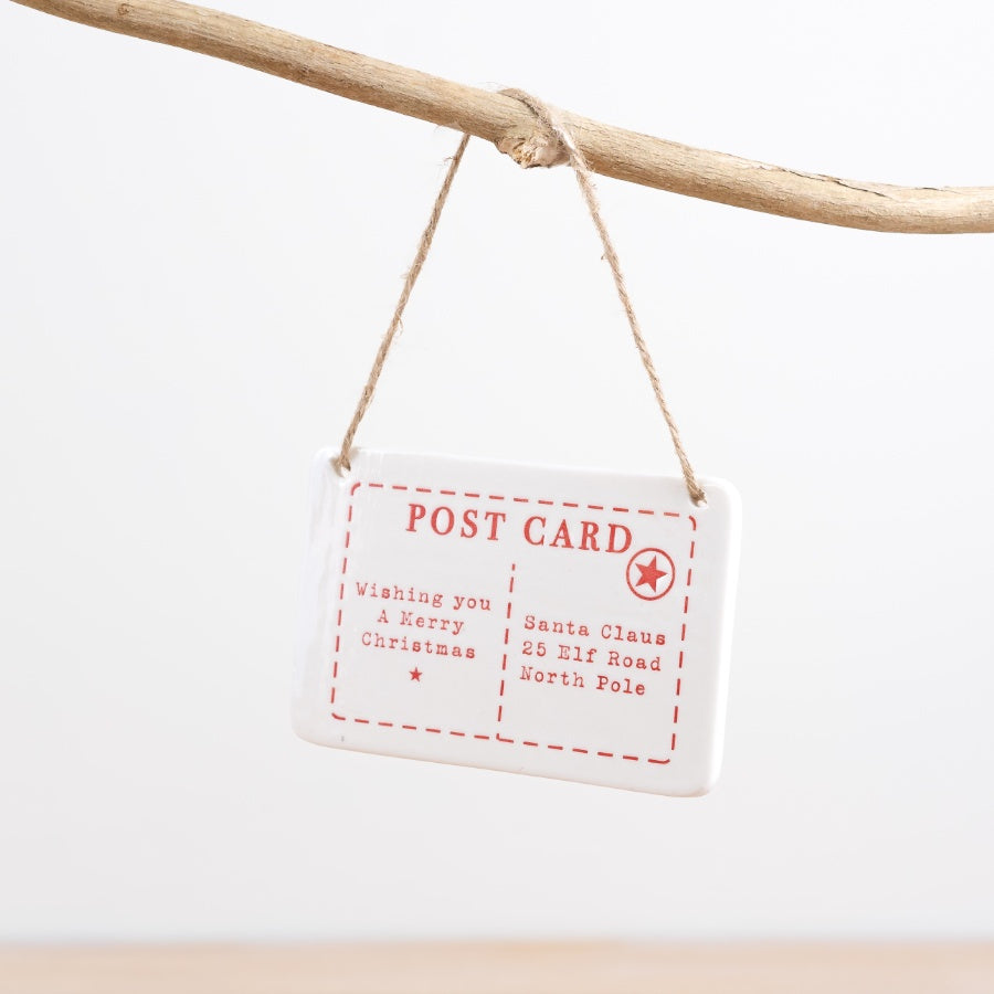 Hanging “Wishing You a Merry Christmas” Sign 11cm – Festive Wooden Plaque, Holiday Wall Decor for Seasonal Home Styling