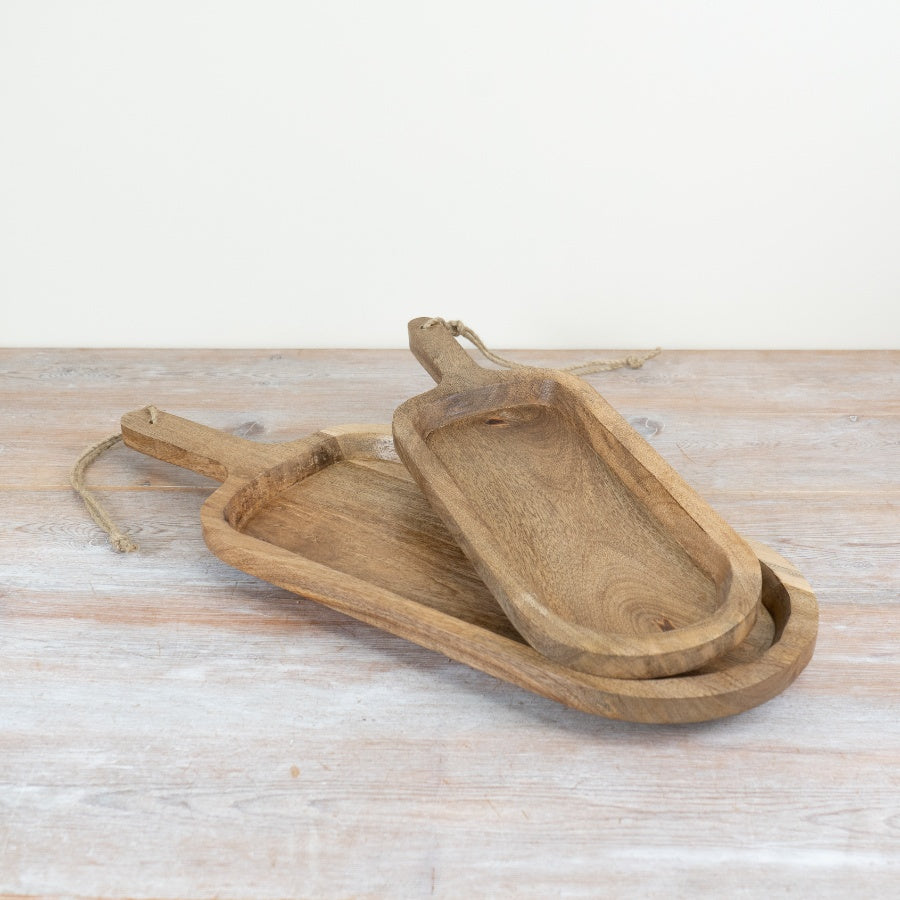 Serving Paddle Board 55cm, Long Design for Cheese, Breads, and Snacks