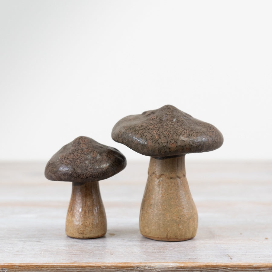 Rustic Mushroom Decoration, 10cm