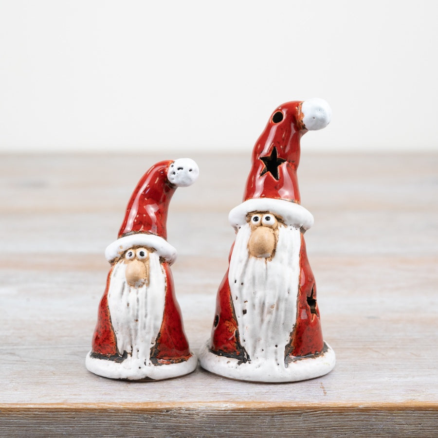 11.5cm LED Santa Ornament – Light Up Christmas Decoration, Festive Holiday Figurine