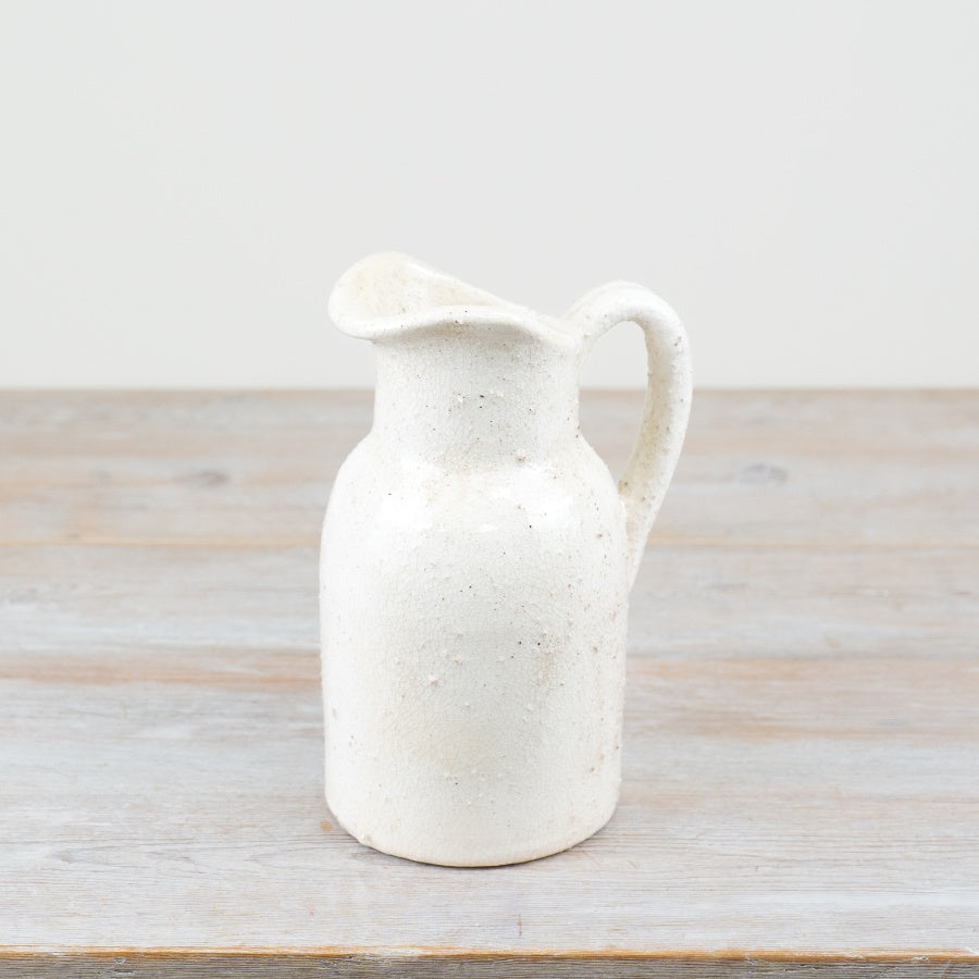 Roe Jug 23cm Handmade Earthy Decorative Vase with Waterproof Seal