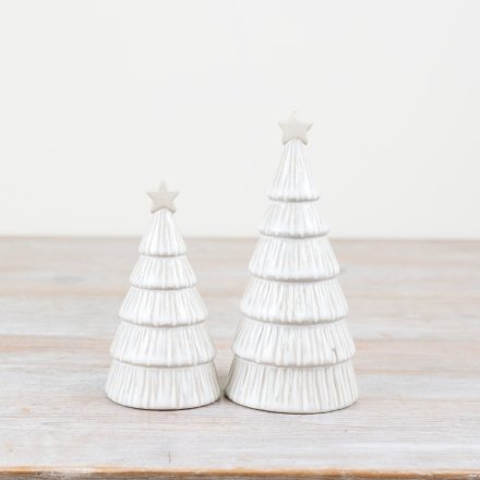 13cm Snow White Christmas Tree Ornament – Festive Winter Decoration