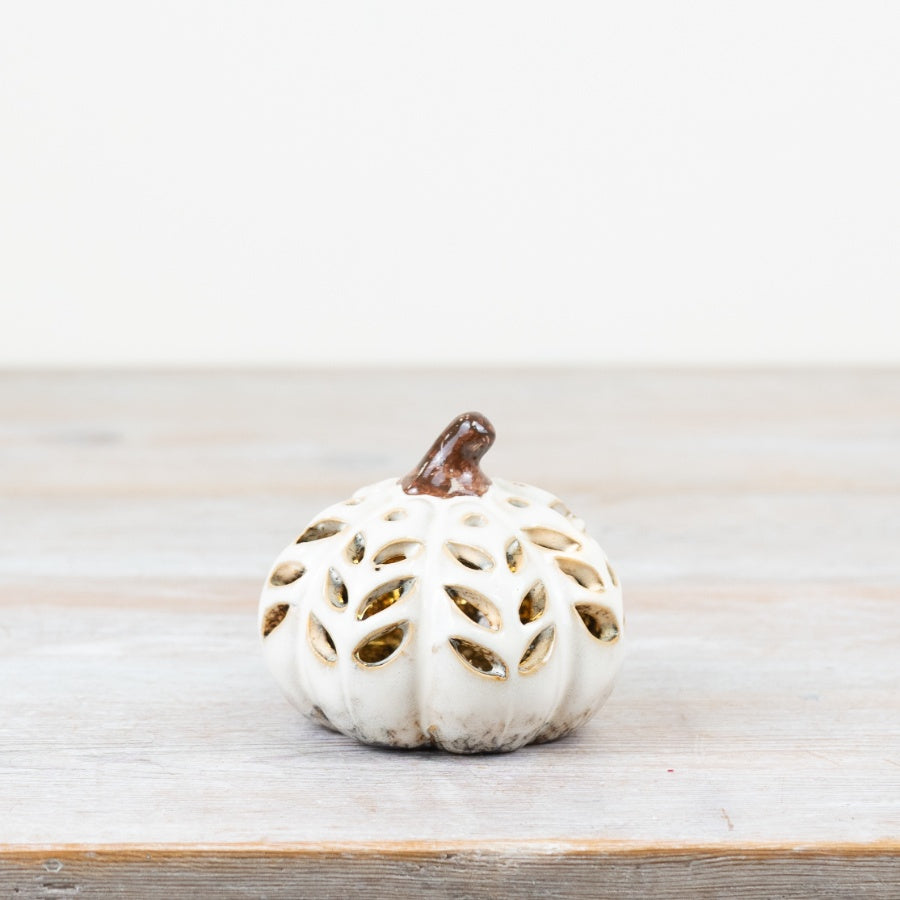 8.8cm LED Pumpkin Decoration – Glowing Halloween Ornament, Autumn Home Décor