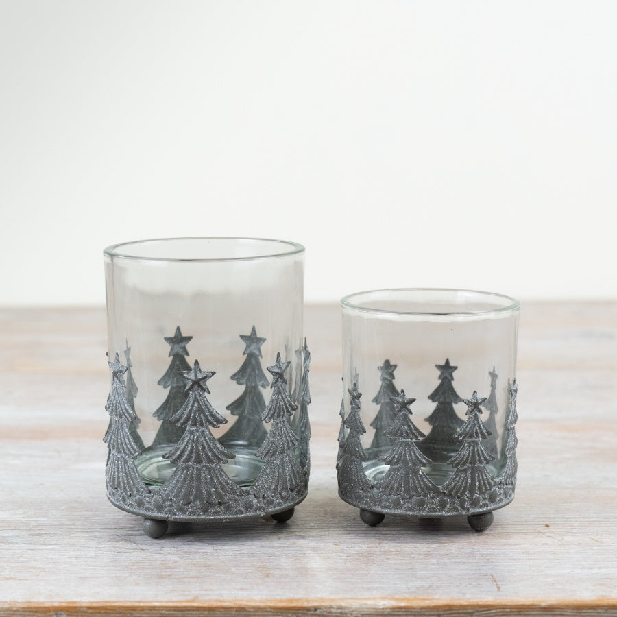Tree Candle Holder – 8cm Festive Tea Light Holder, Decorative Christmas Décor