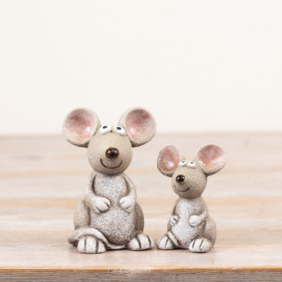 Mouse Figurine 7.2cm – Cute Animal Ornament, Whimsical Home Decor Accent for Shelf, Desk or Table Styling