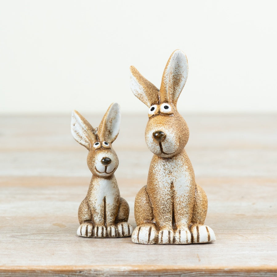 Sitting Rabbit Ornament 7.9cm – Cute Bunny Figurine, Small Easter Decor for Shelf, Table & Home Styling