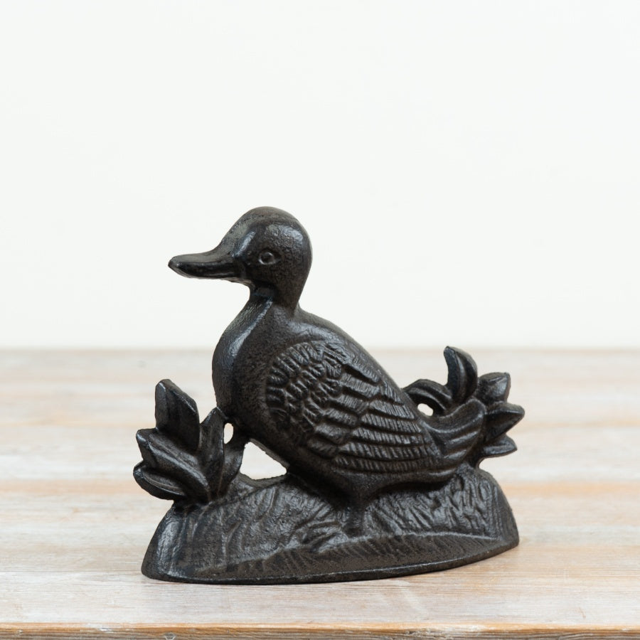 Duck-Shaped Door Stopper Decorative Duck Door Stop Countryside Home Accessory Draught Excluder 17x14x6.5cm Item #83138