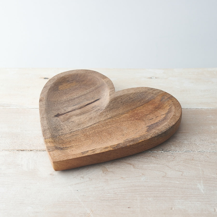 Natural Wooden Heart, 25cm - Rustic Country Home Decor