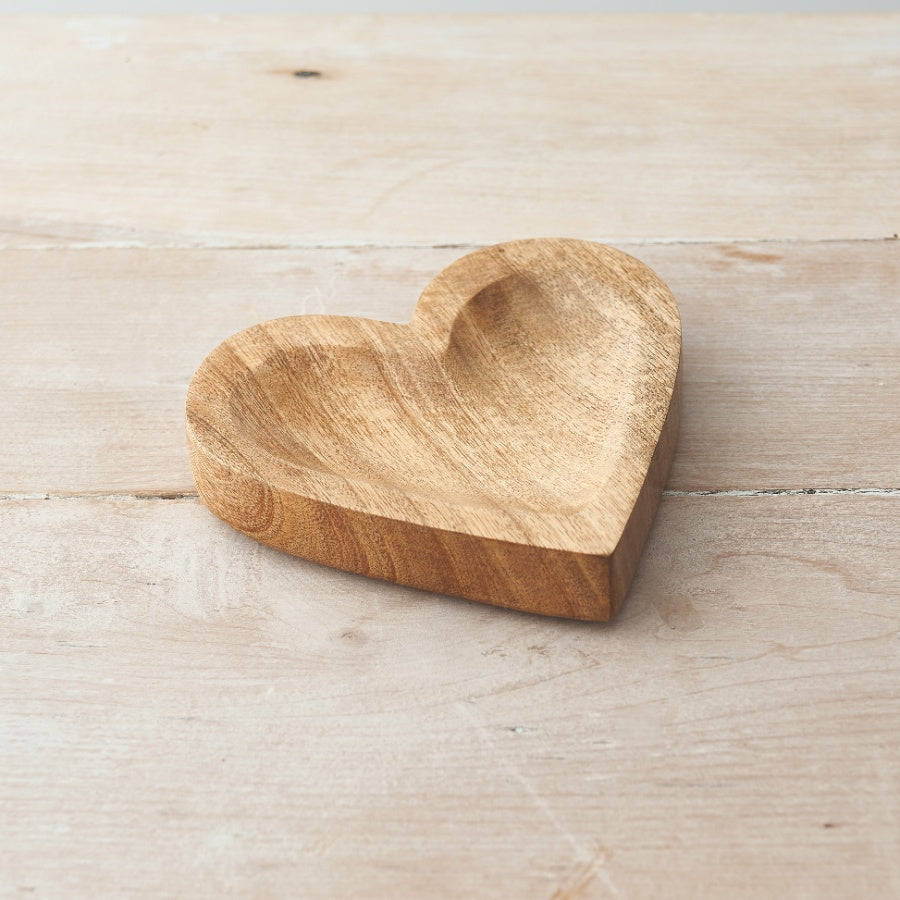 Natural Wooden Heart, 15cm