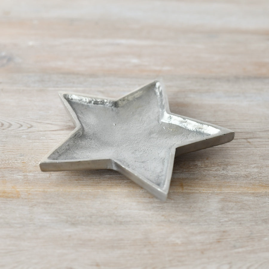 Silver Star Plate, 15cm