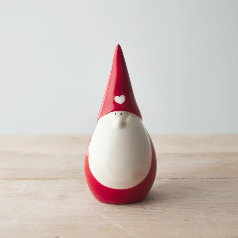 Red and White Heart Gonk, 15cm