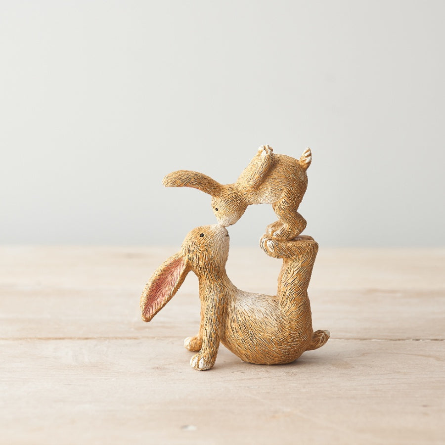 Kissing Bunnies Figures, 10cm 