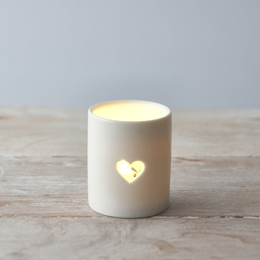 Simple Heart T-light Holder, 6cm 