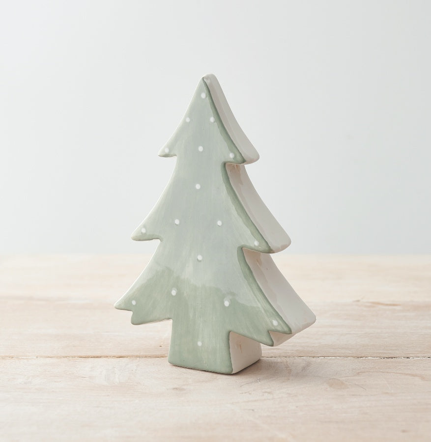 Polka Dot Christmas Tree Ornament, 16cm