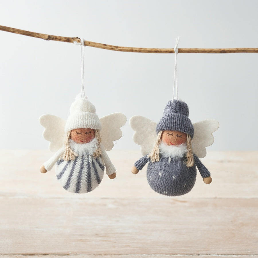 10cm 2 Assorted Fabric Girl Decorations