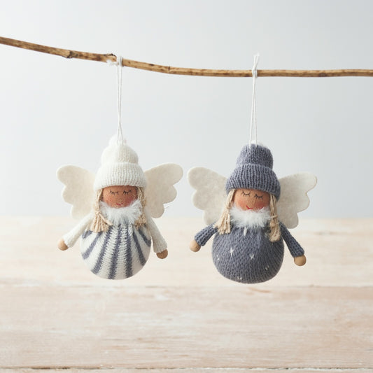 10cm 2 Assorted Fabric Girl Decorations