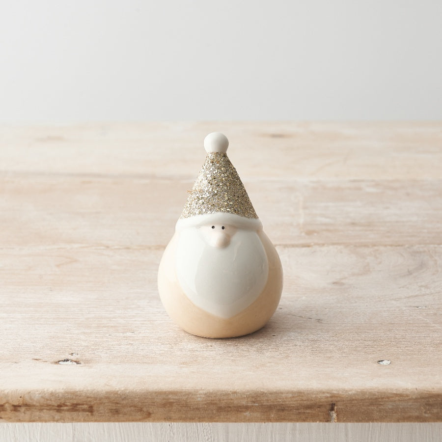 Gold Glitter Gonk Ornament, 11cm