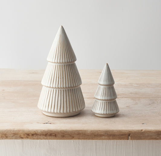 Stripe Natural Tree Ornament, 15.5cm