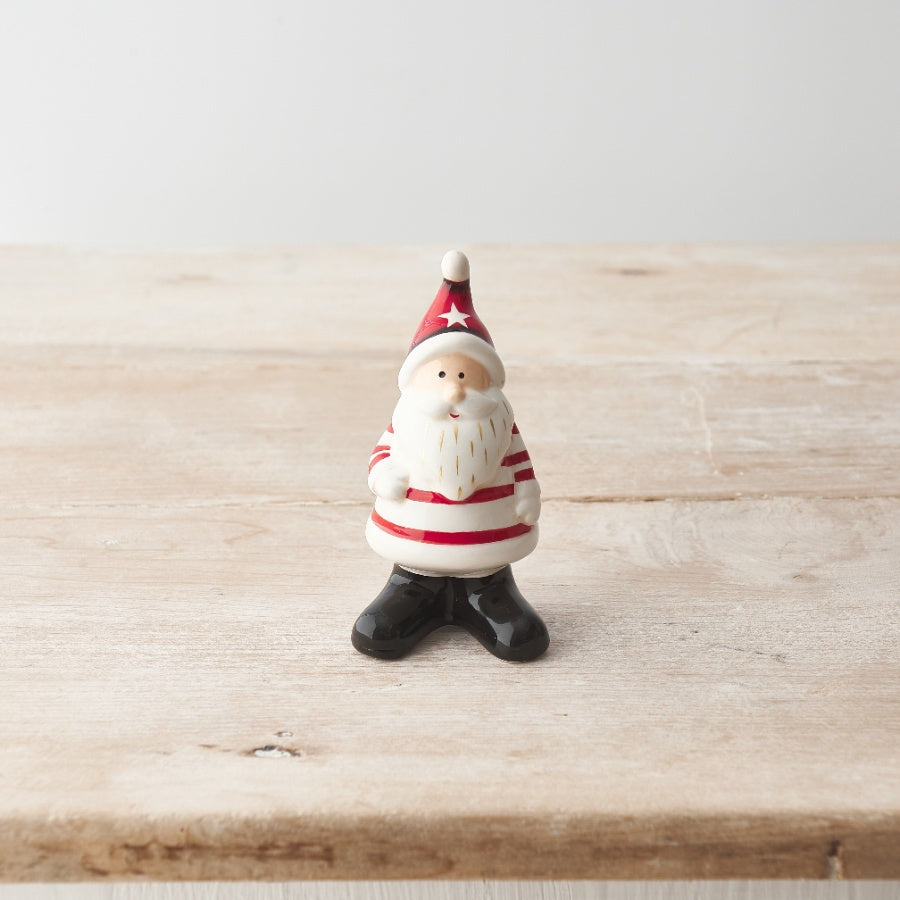 Star Santa Ornament, 10cm