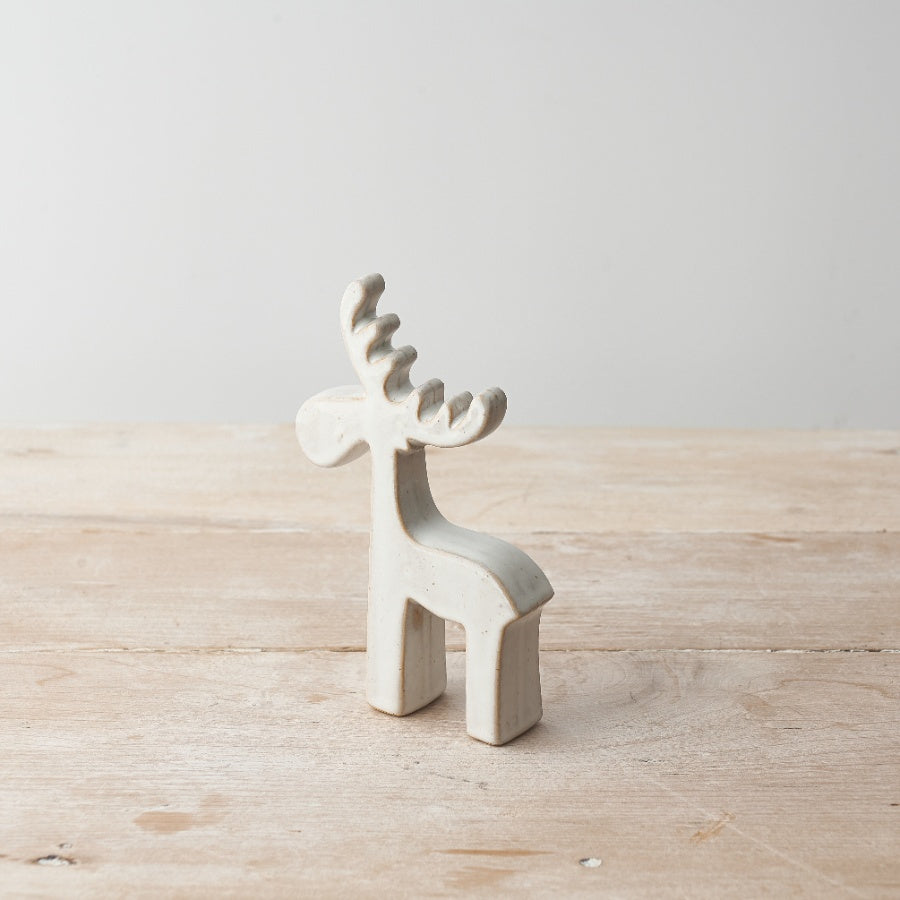 Natural Reindeer Decoration, 15cm