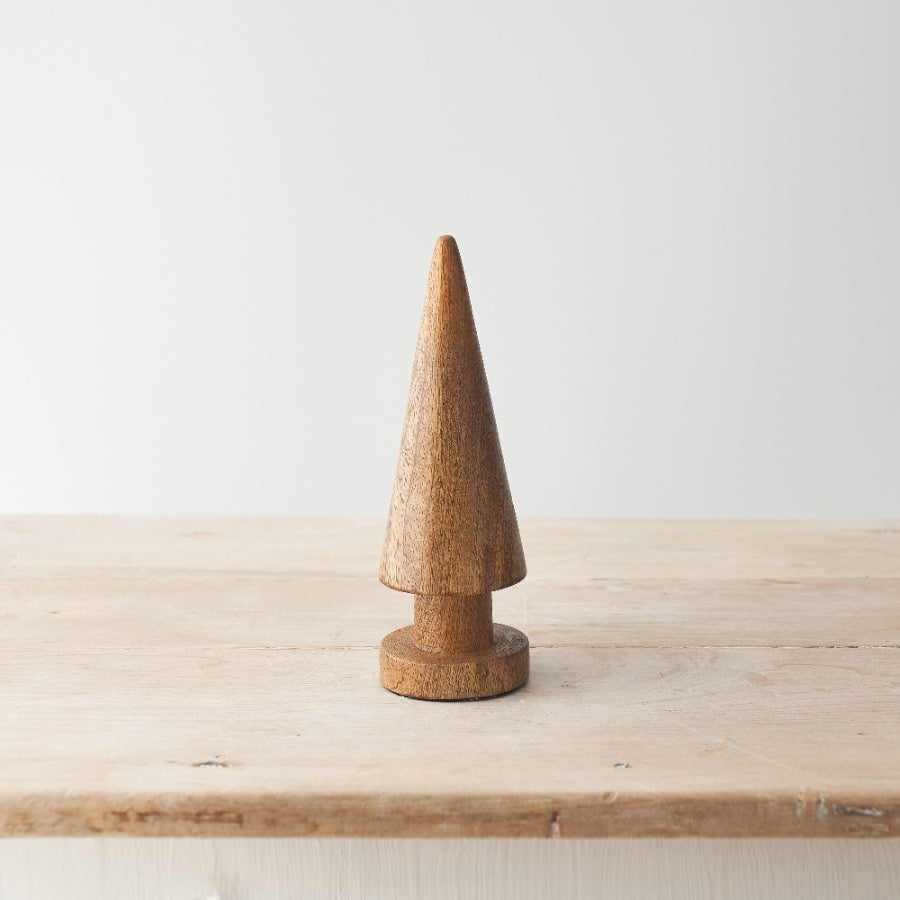 Wooden Cone Tree, 20cm
