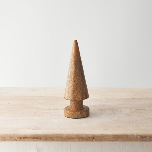 Wooden Cone Tree, 20cm