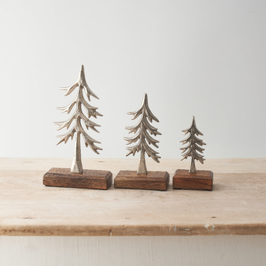 Silver Tree Decoration, 20cm