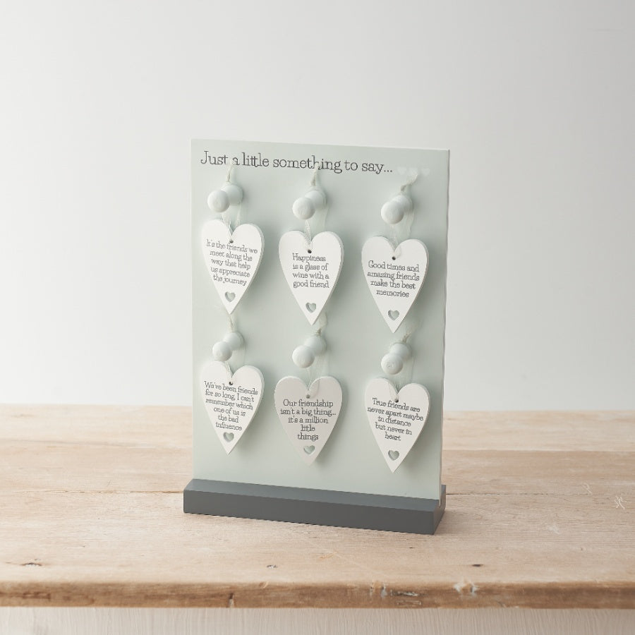6a Friendship heart signs 7cm