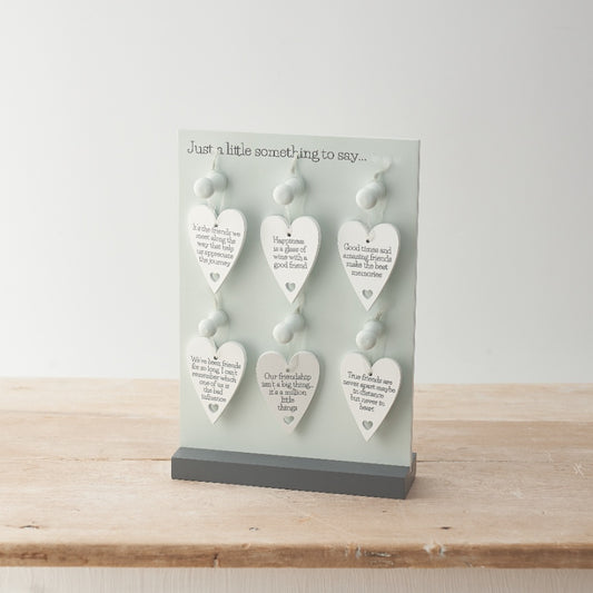 6a Friendship heart signs 7cm