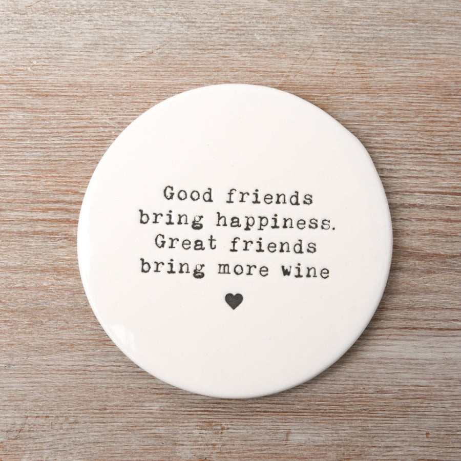 Bring Happiness Coaster, 10cm