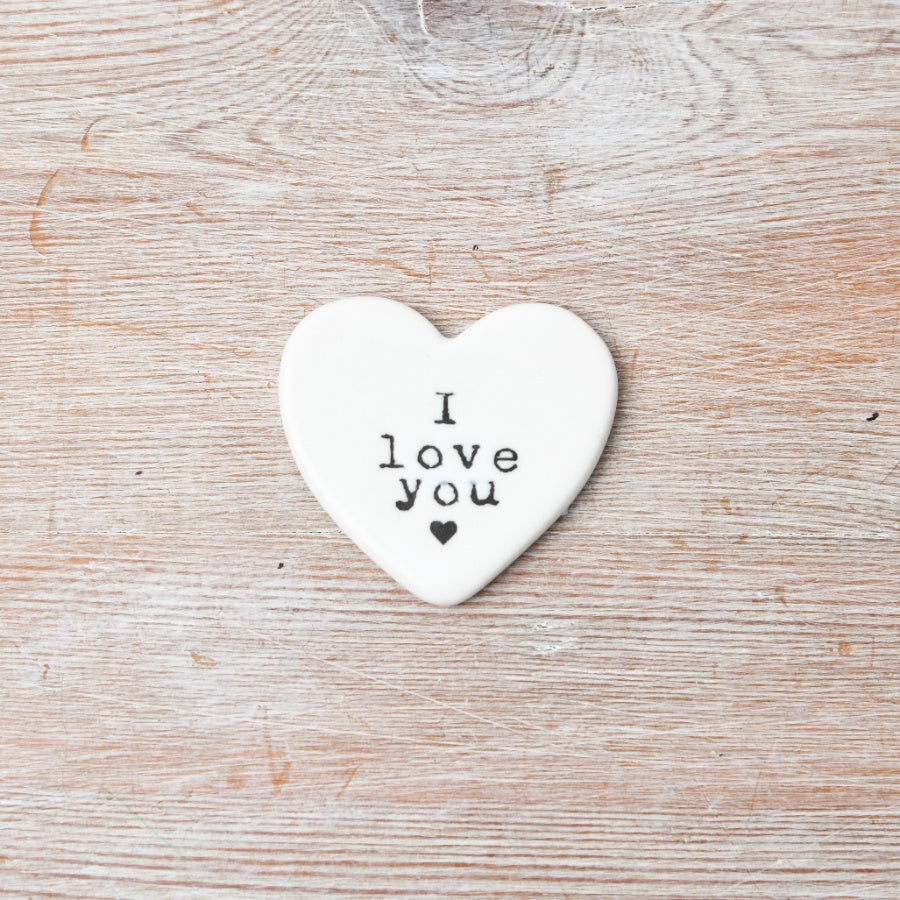 Heart Shaped I Love You Token – 4cm Sweet Keepsake Gift for Any Occasion