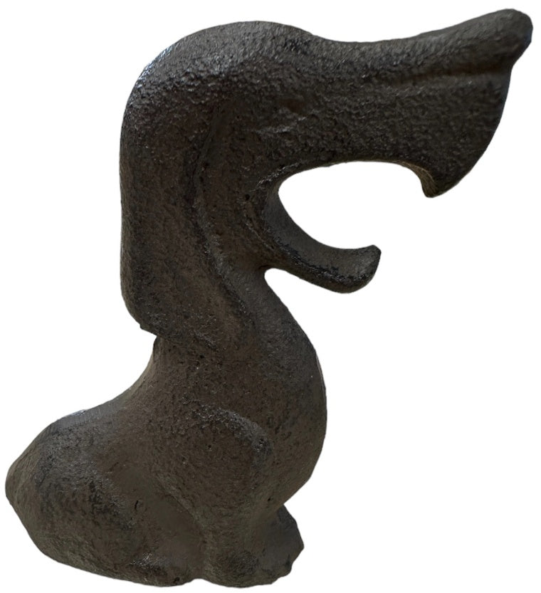 Cast Iron Dog Bottle Opener 10cm Wall Mount Rustic Bar Tool Gift Idea