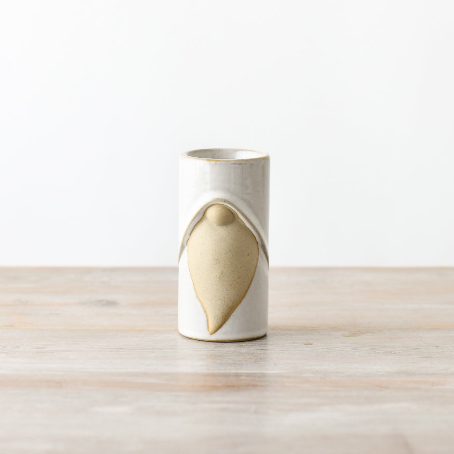 Gonk Candle Holder 16.5cm Reactive Glazed Raw Finish Festive Home Decor