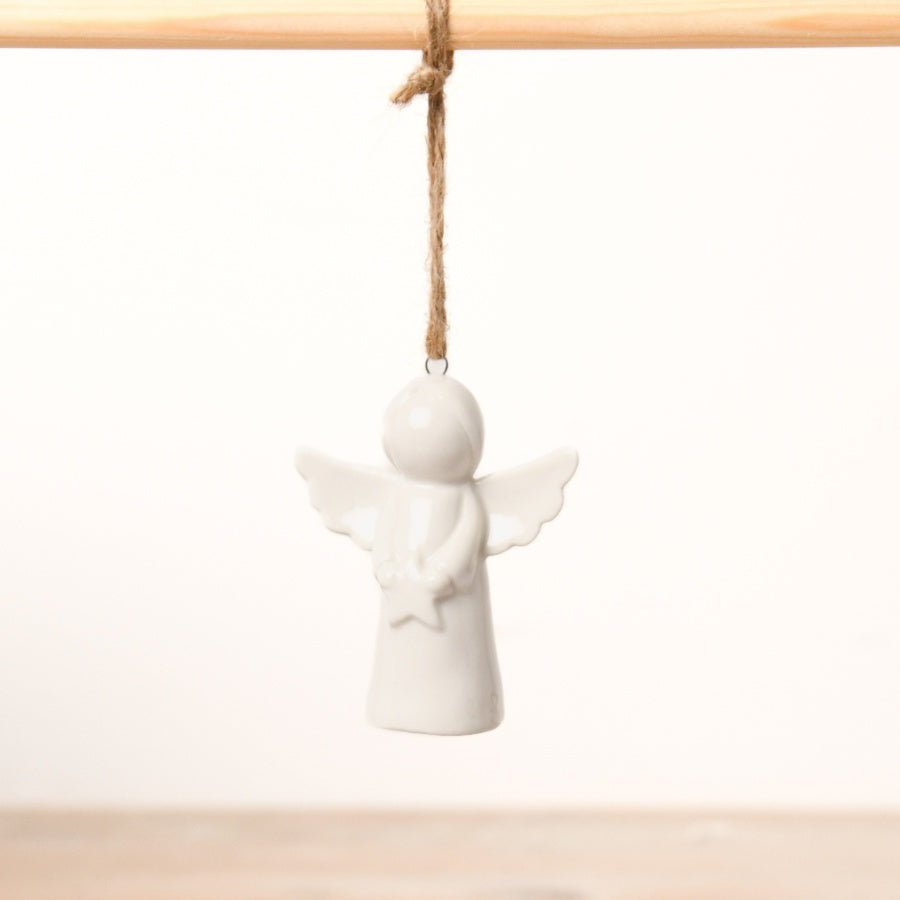 Angel Hanging Decor 6cm Miniature with Wings and Star