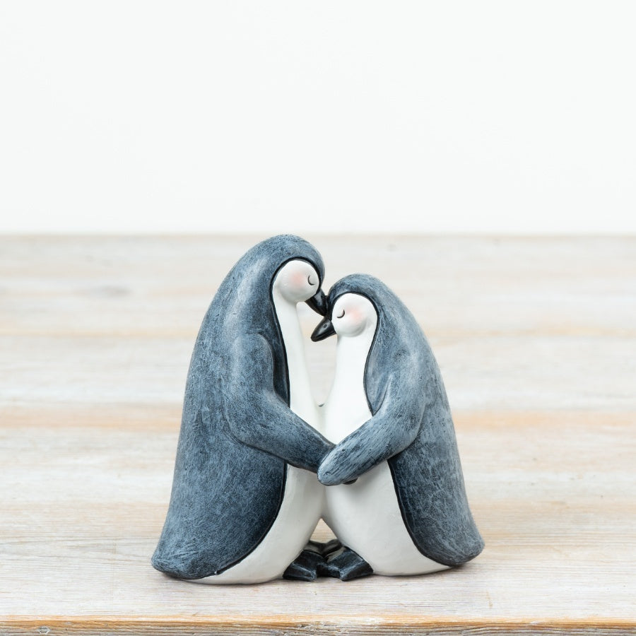 Couple Penguin Ornament 12cm