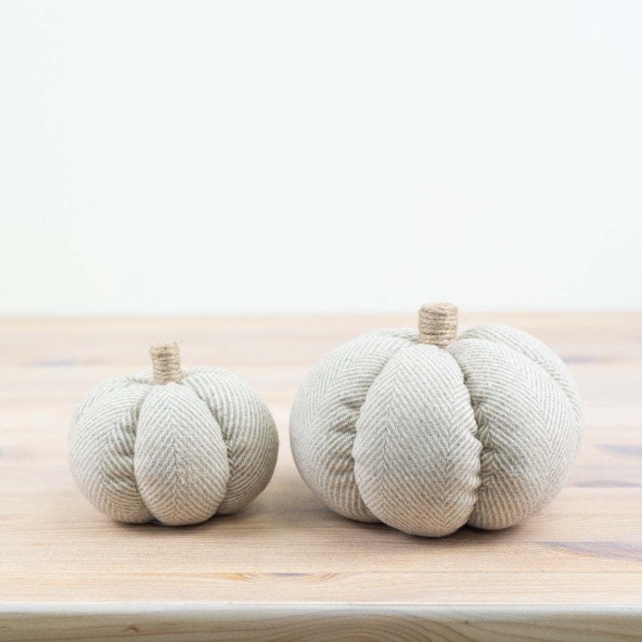 Herringbone Pumpkin Grey, 11cm