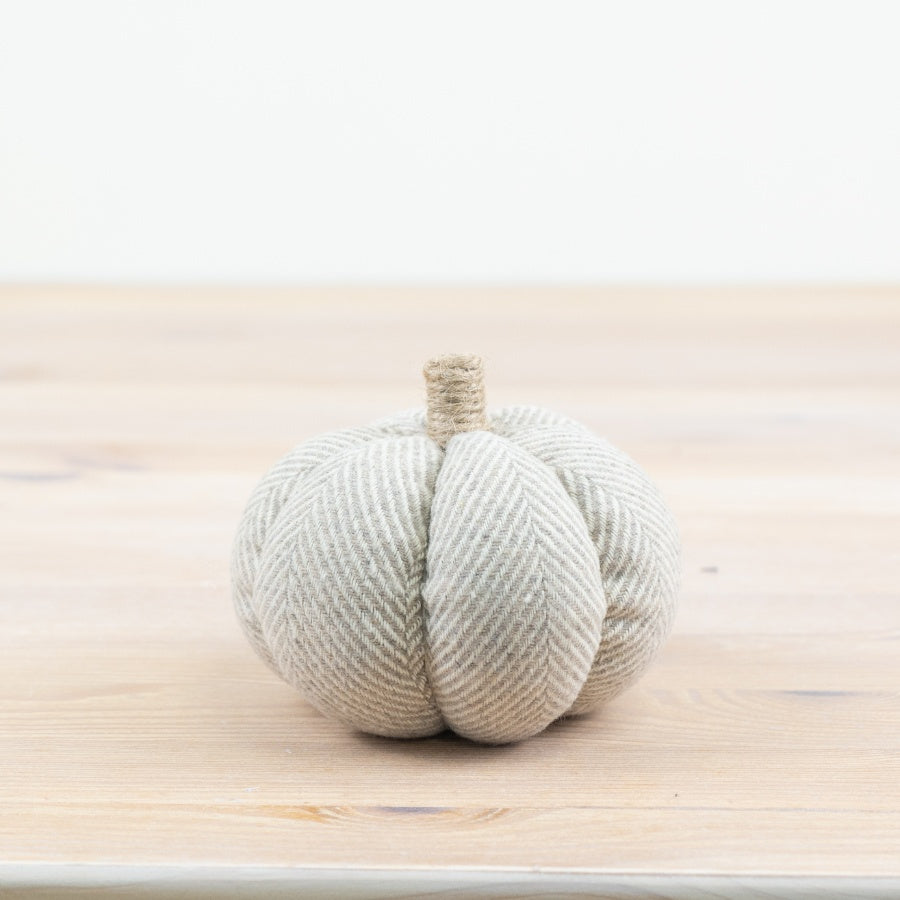 Herringbone Pumpkin Grey, 11cm