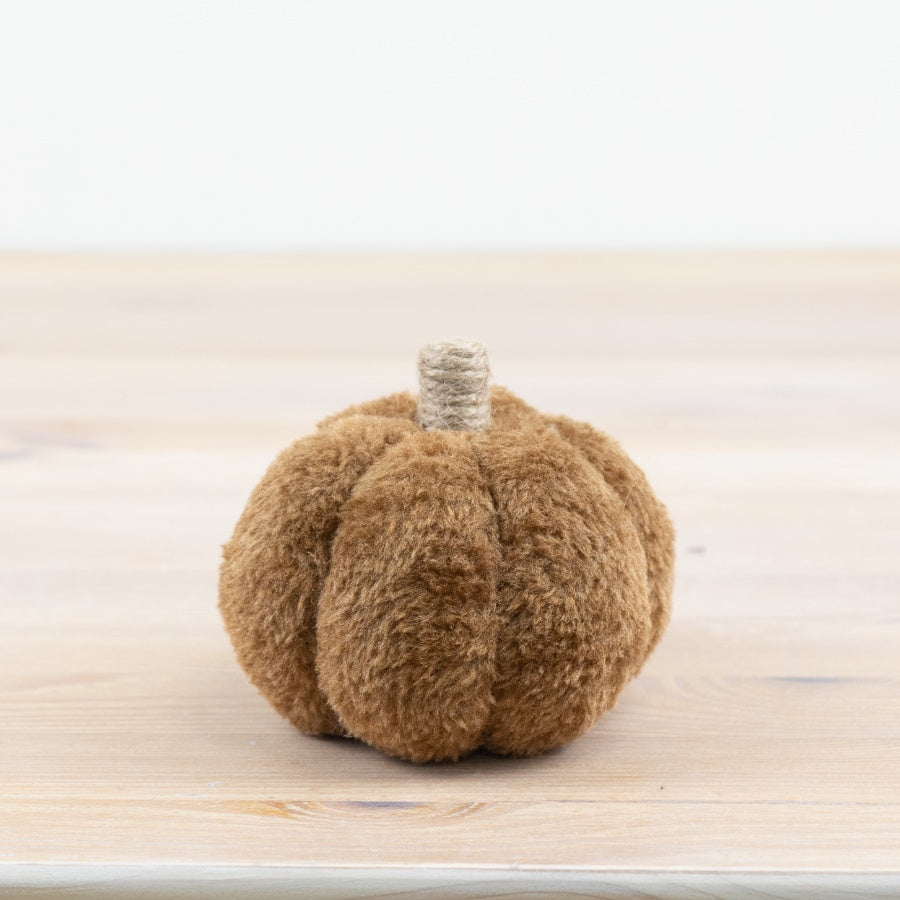 Faux Brown Pumpkin, 11cm
