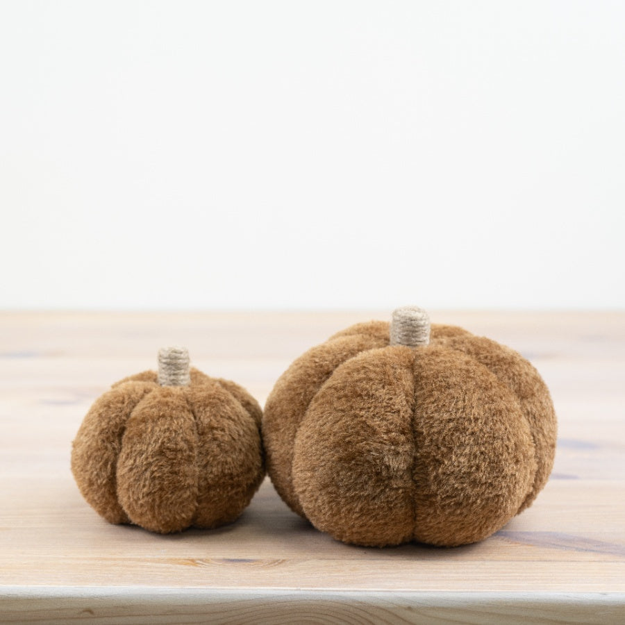 Faux Brown Pumpkin, 11cm