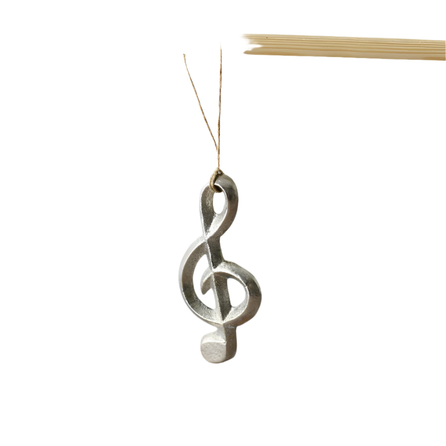 Hanging Music Note Decoration, 11cm Metal Wall Art for Music Lovers’ Home Decor