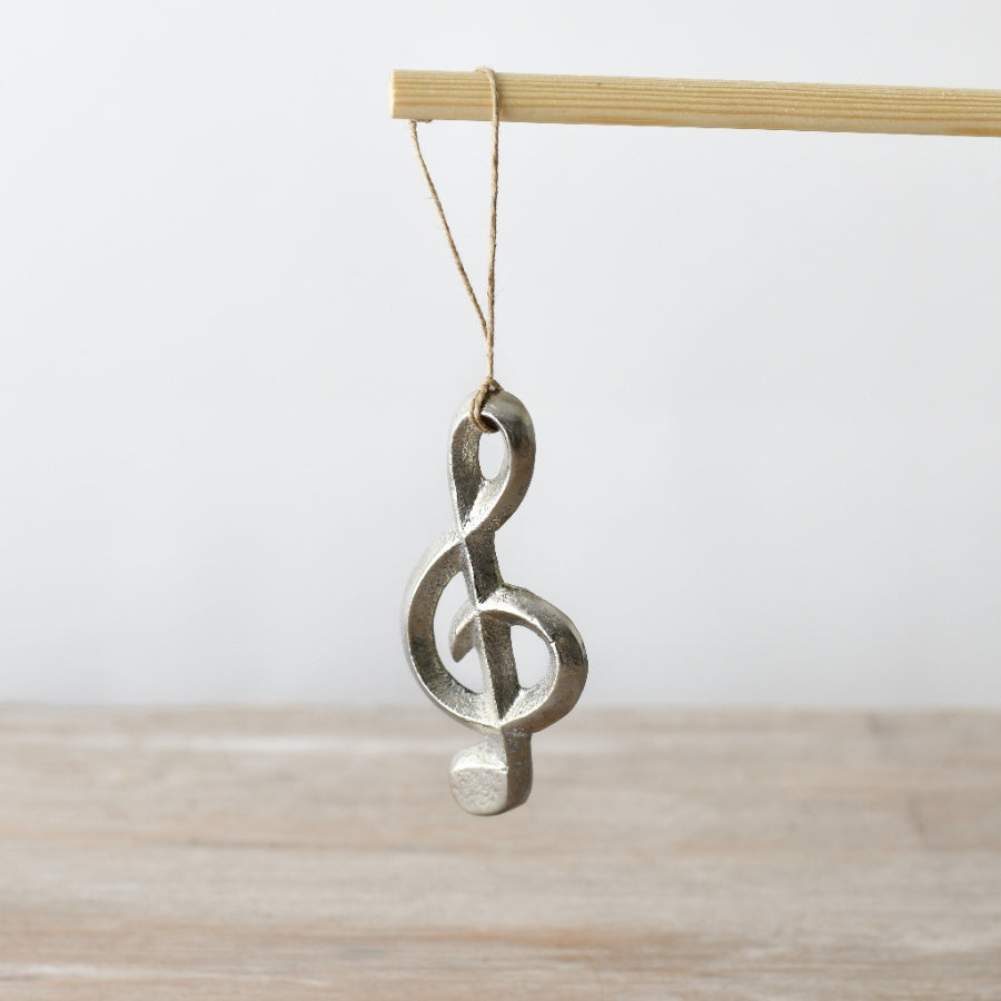Hanging Music Note Decoration, 11cm Metal Wall Art for Music Lovers’ Home Decor