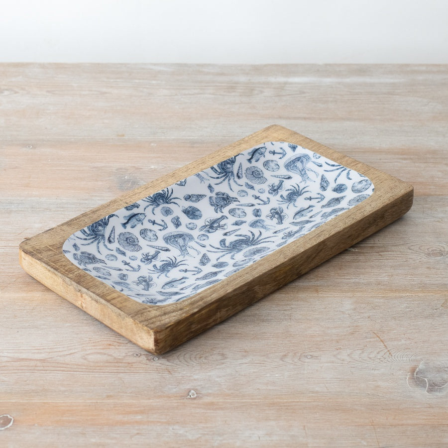 large Sea Animal Serving Tray, 40cm