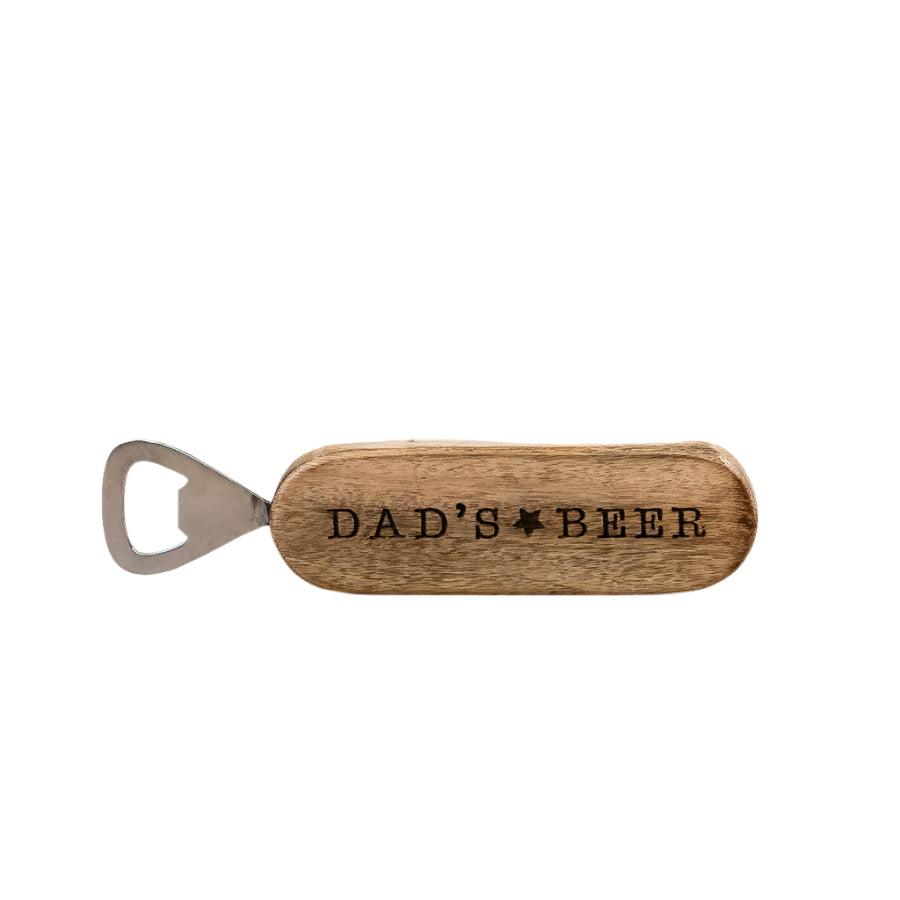 Dad’s Beer Bottle Opener 18cm – Sturdy Metal – Ideal Father’s Day Gift or Bar Accessory