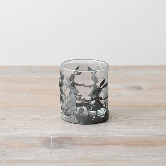 Metal Rabbit Candle Pot 7cm – Bunny Tealight Holder Easter Decoration Spring Table Centrepiece