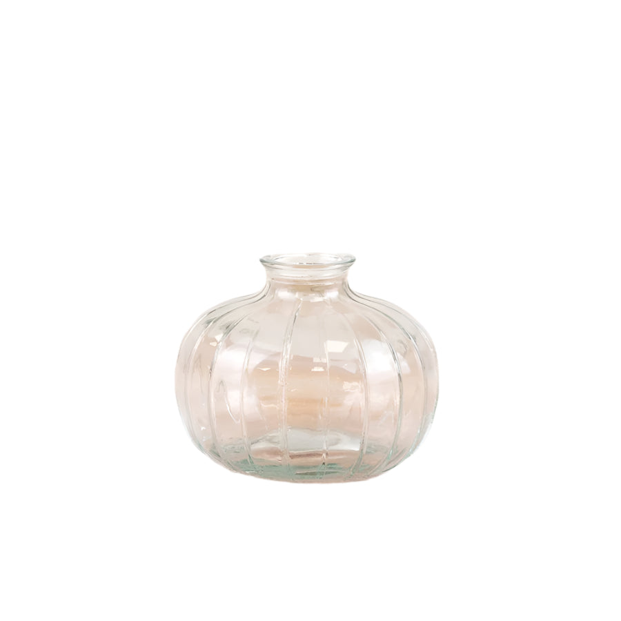 Clear Wide Bottle Vase, 10.8cm, Elegant Simplicity – Elegant Modern Home Décor