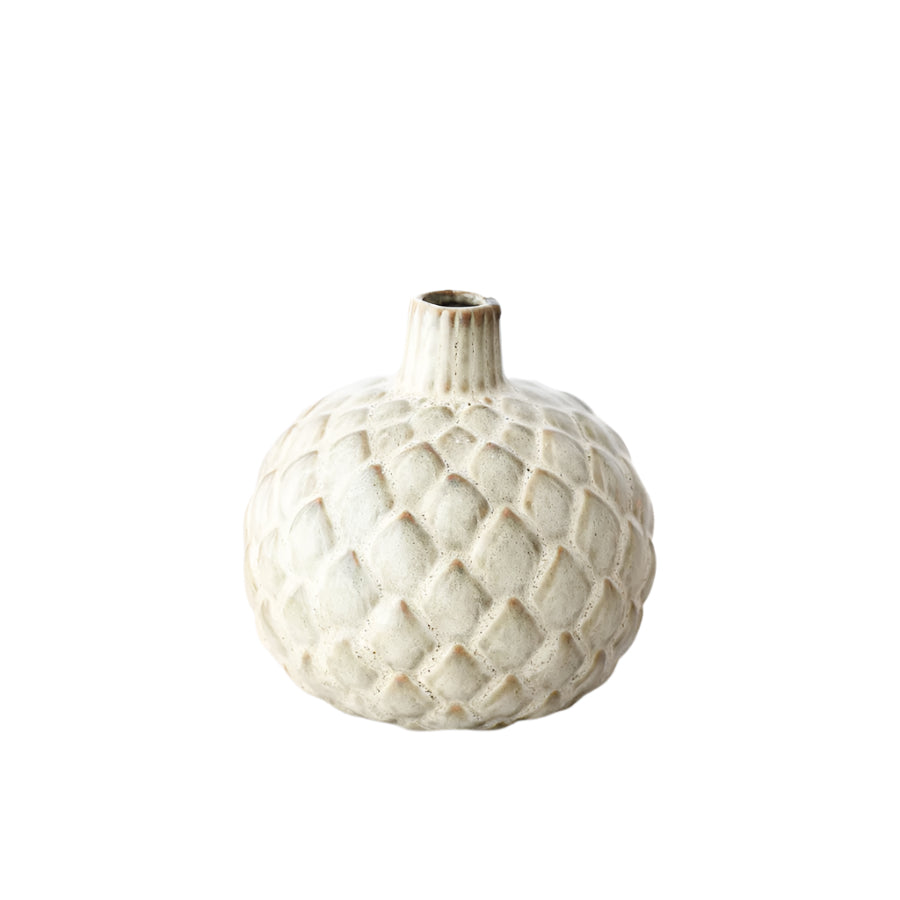 Decorative Bud Vase 15.7cm, Elegant Ceramic Bud for Small Flower Arrangements, Stylish Home Decor Accent with Sophisticated Design