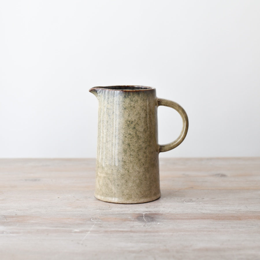 Dora Jug 19cm – Glazed Ceramic Pitcher, Scandinavian Style Decorative Water Jug for Kitchen & Table Styling